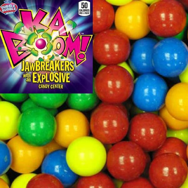 3/4 inch Kaboom Double Bubble Jawbreaker, Vancouver Online Candy and Stuffed Animal Shop, VancouverSweet Shop