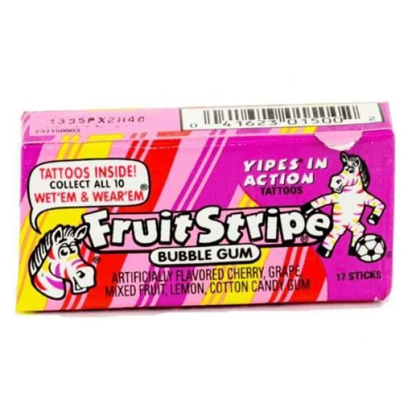 Fruit Stripes Purple Chewing Gum, Vancouver Online Candy and Stuffed Animal Shop