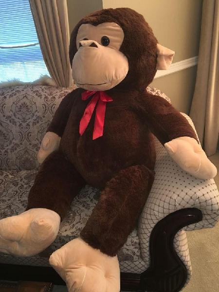 Jumbo Brown Monkey 53 Inch, Vancouver Online Candy and Stuffed Animal Shop