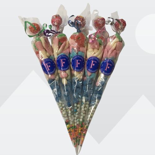 Candy Cone Gift Birthday Favors Goodie Bags Kid Party Favors 120g, Vancouver Online Candy and Stuffed Animal Shop