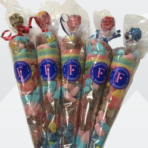 Candy Cone Gift Birthday Favors Goodie Bags Kid Party Favors 200g,vansweet.ca