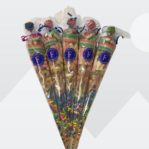 Candy Cone Gift Birthday Favors Goodie Bags Kid Party Favors 270g, Vancouver Online Candy and Stuffed Animal Shop