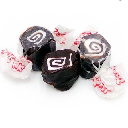 Salt Water Taffy Black Licorice Swirl, Vancouver Online Candy and Stuffed Animal Shop