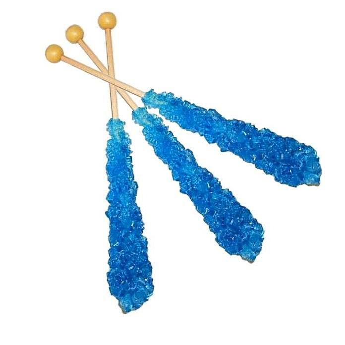 Rock Candy Sticks blue raspberry,vansweet.ca