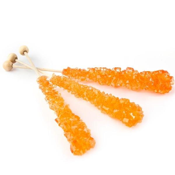 Rock Candy Sticks  orange, Vancouver Online Candy and Stuffed Animal Shop