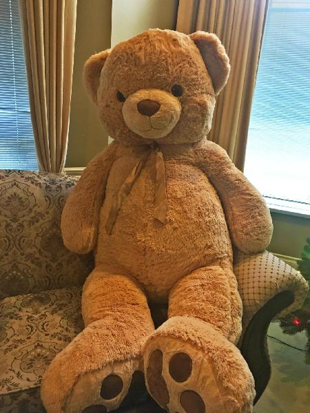 Jumbo Brown Teddy Bear 72 Inch  free shipping, Vancouver Online Candy and Stuffed Animal Shop