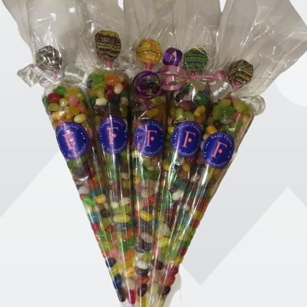 Jelly Belly Bean Candy Cone Gift Birthday Favors Goodie Bags Kid Party Favors 175g, Vancouver Online Candy and Stuffed Animal Shop