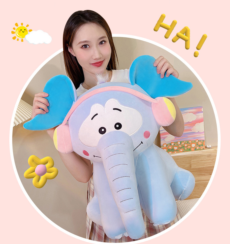 Sitting Elephant Plush Toy Doll, Vancouver Online Candy and Stuffed Animal Shop